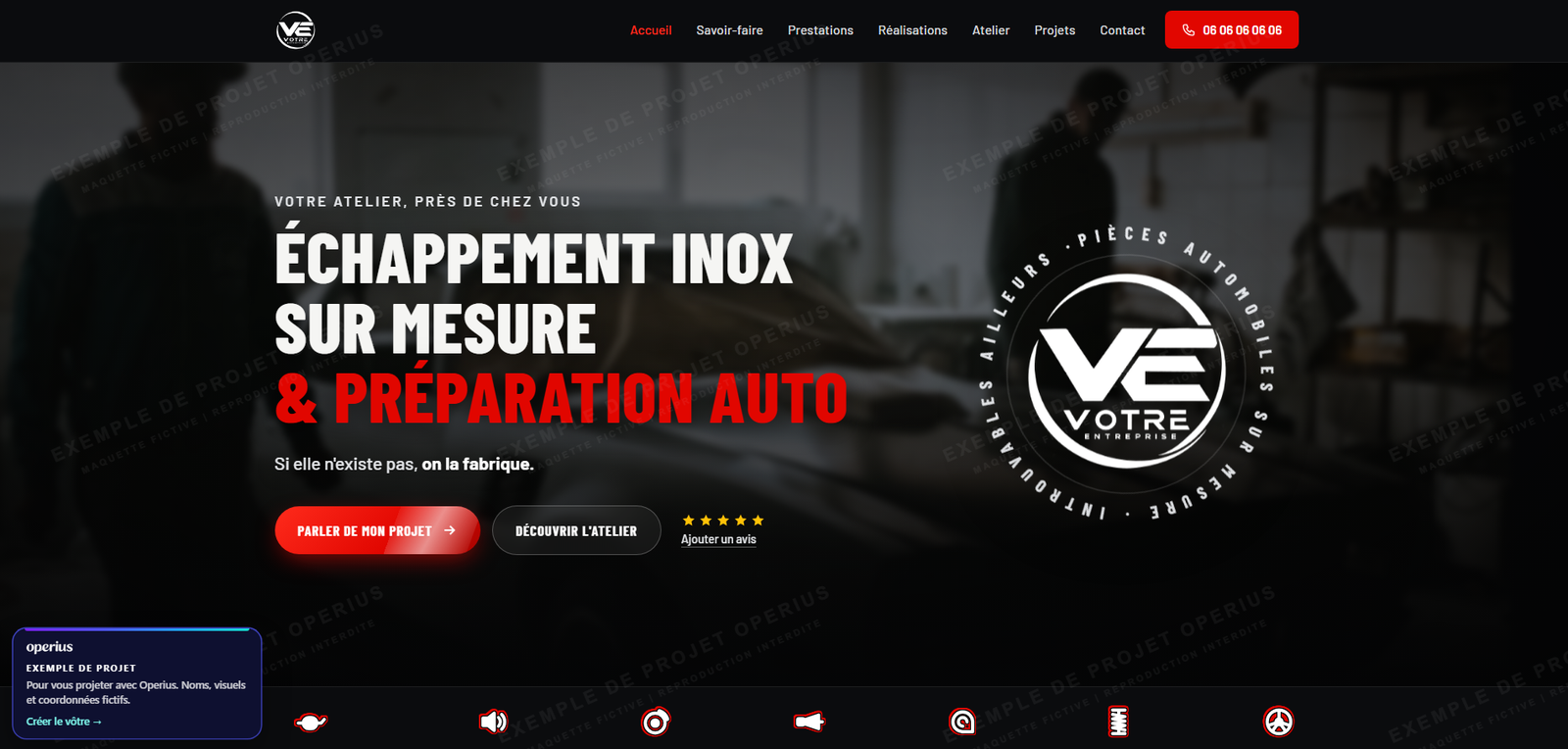 Concept de site, secteur automobile