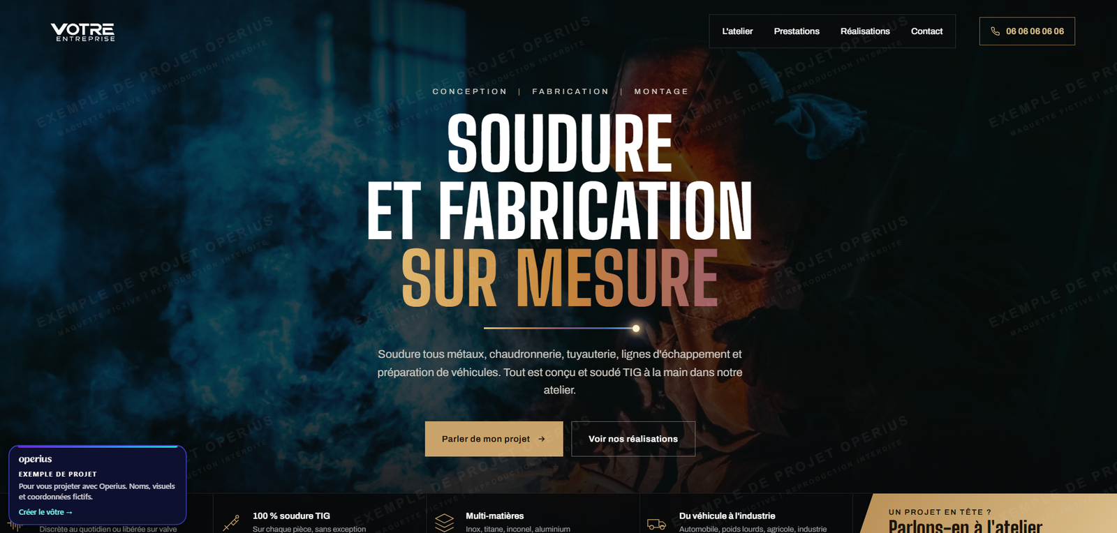 Concept de site, secteur industriel