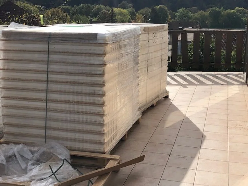 Chantier de rénovation énergétique EEH21 près de Dijon