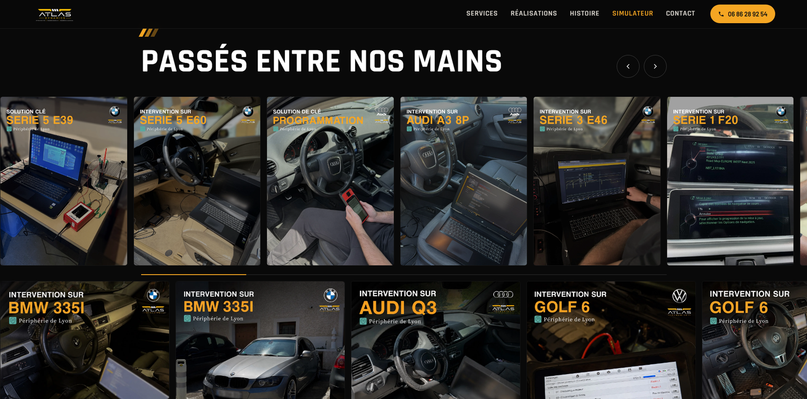 Exemple de site internet conçu par Operius, page 4 sur 9
